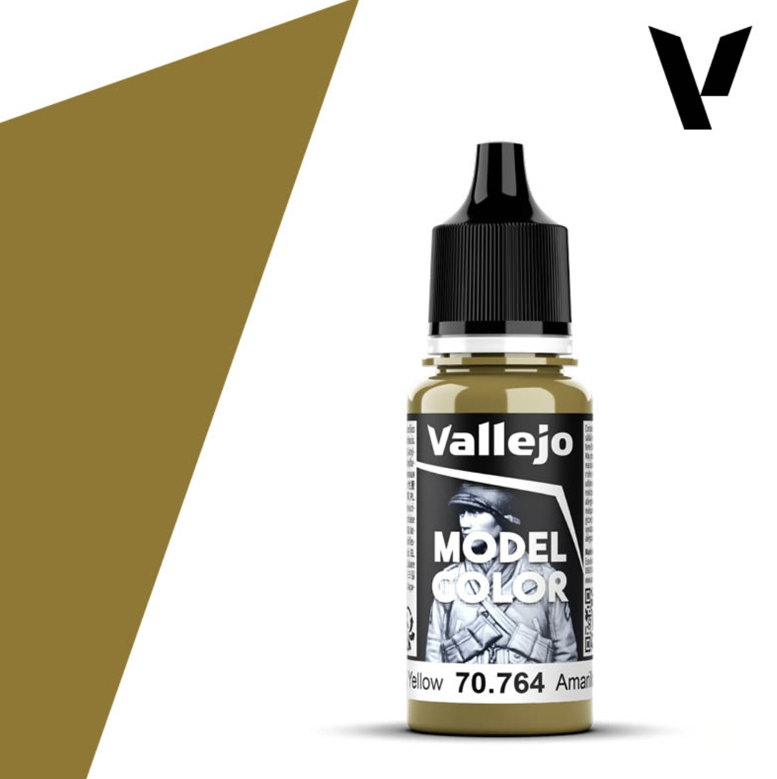 Vallejo Model Color Military Yellow Acrylic Paint