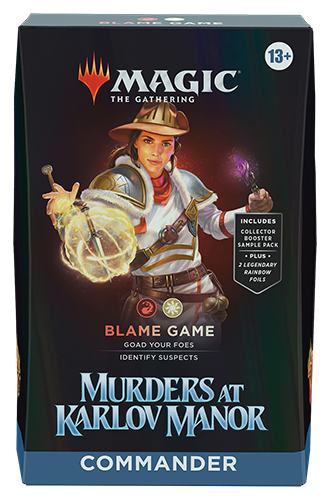 Magic: Murders at Karlov Manor Commander Deck Carton