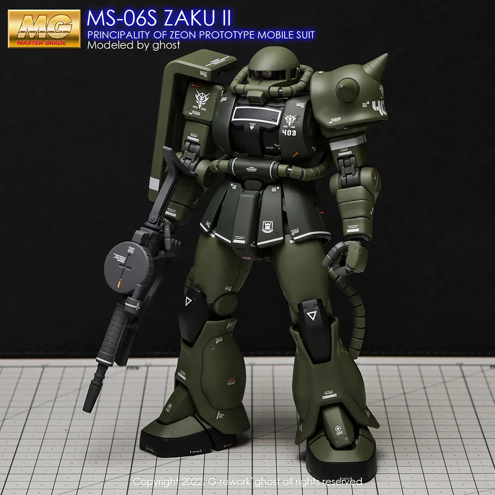 G-Rework 1/100 MG Zaku II 2.0 Custom Decals