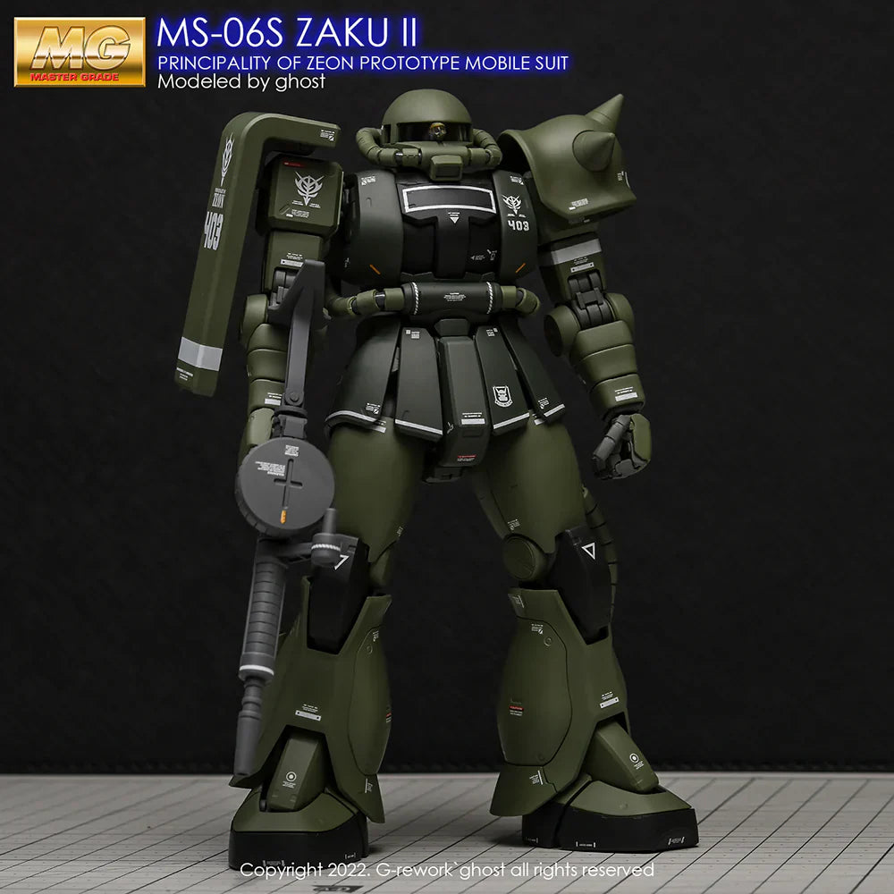 G-Rework 1/100 MG Zaku II 2.0 Custom Decals