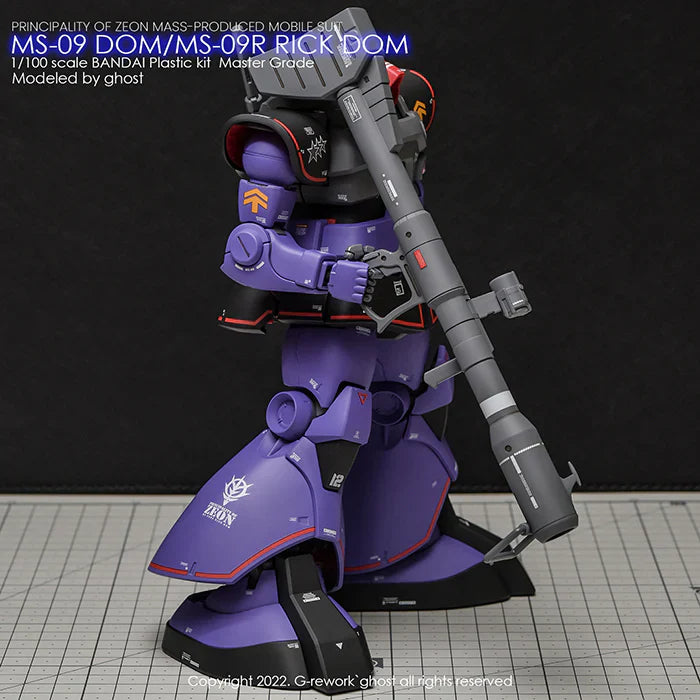 G-Rework 1/100 MG Dom 1.5/Rick Dom 1.5 (Select) Custom Decals