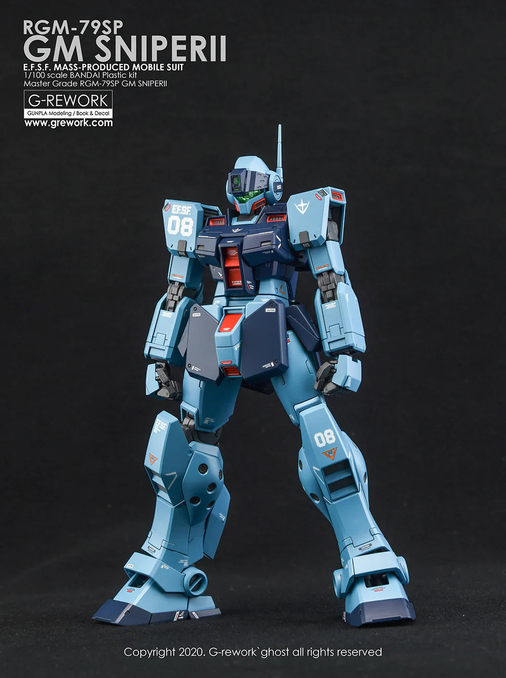 G-Rework 1/100 MG GM Sniper II Custom Decals
