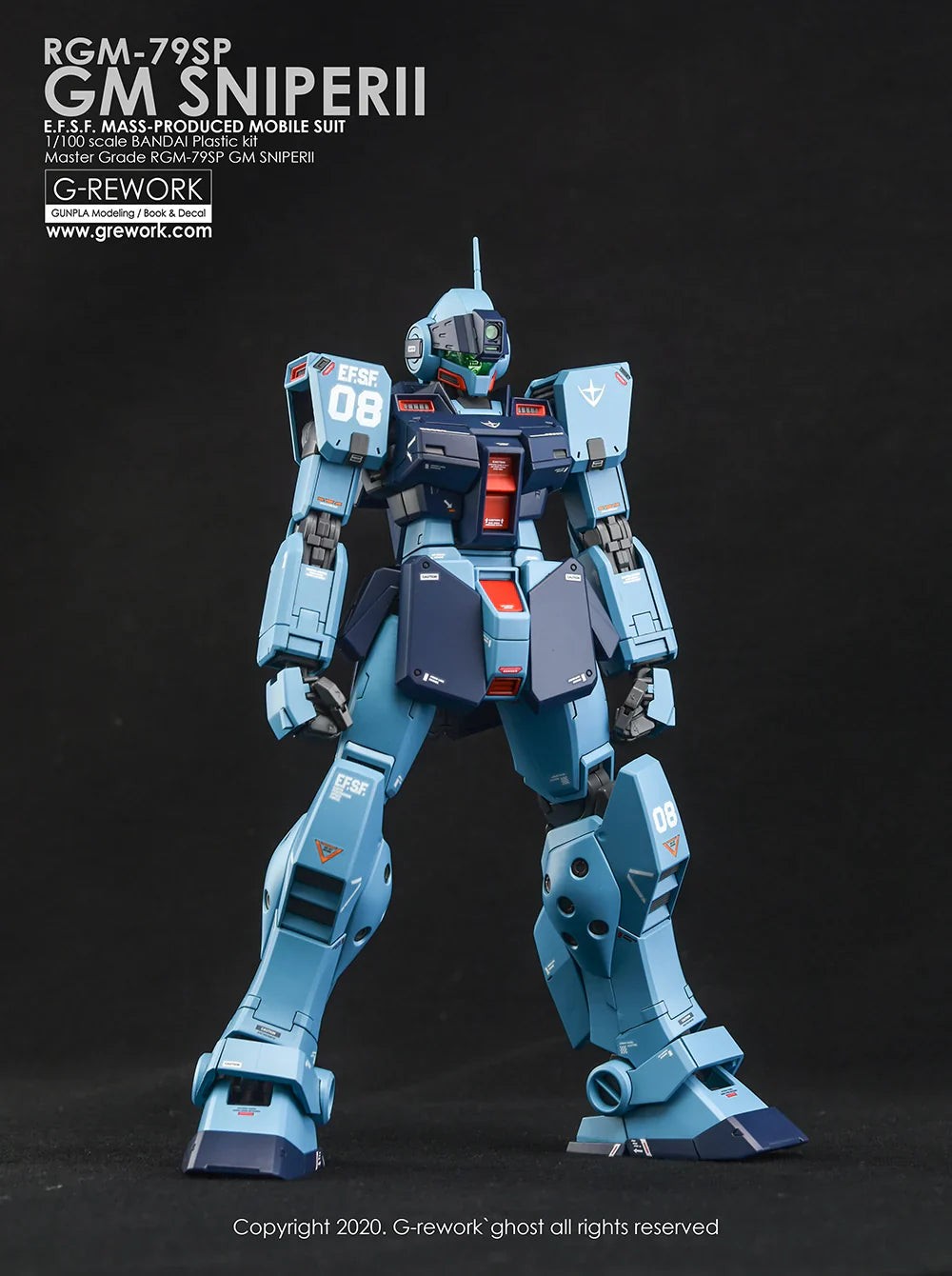 G-Rework 1/100 MG GM Sniper II Custom Decals