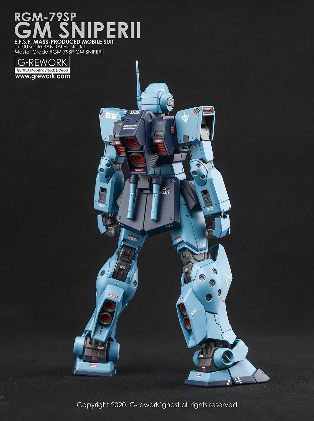 G-Rework 1/100 MG GM Sniper II Custom Decals