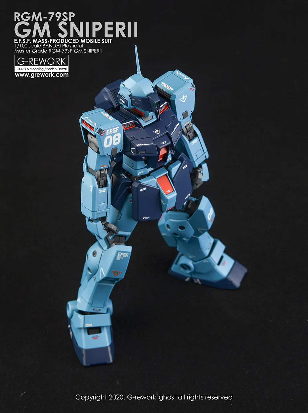 G-Rework 1/100 MG GM Sniper II Custom Decals