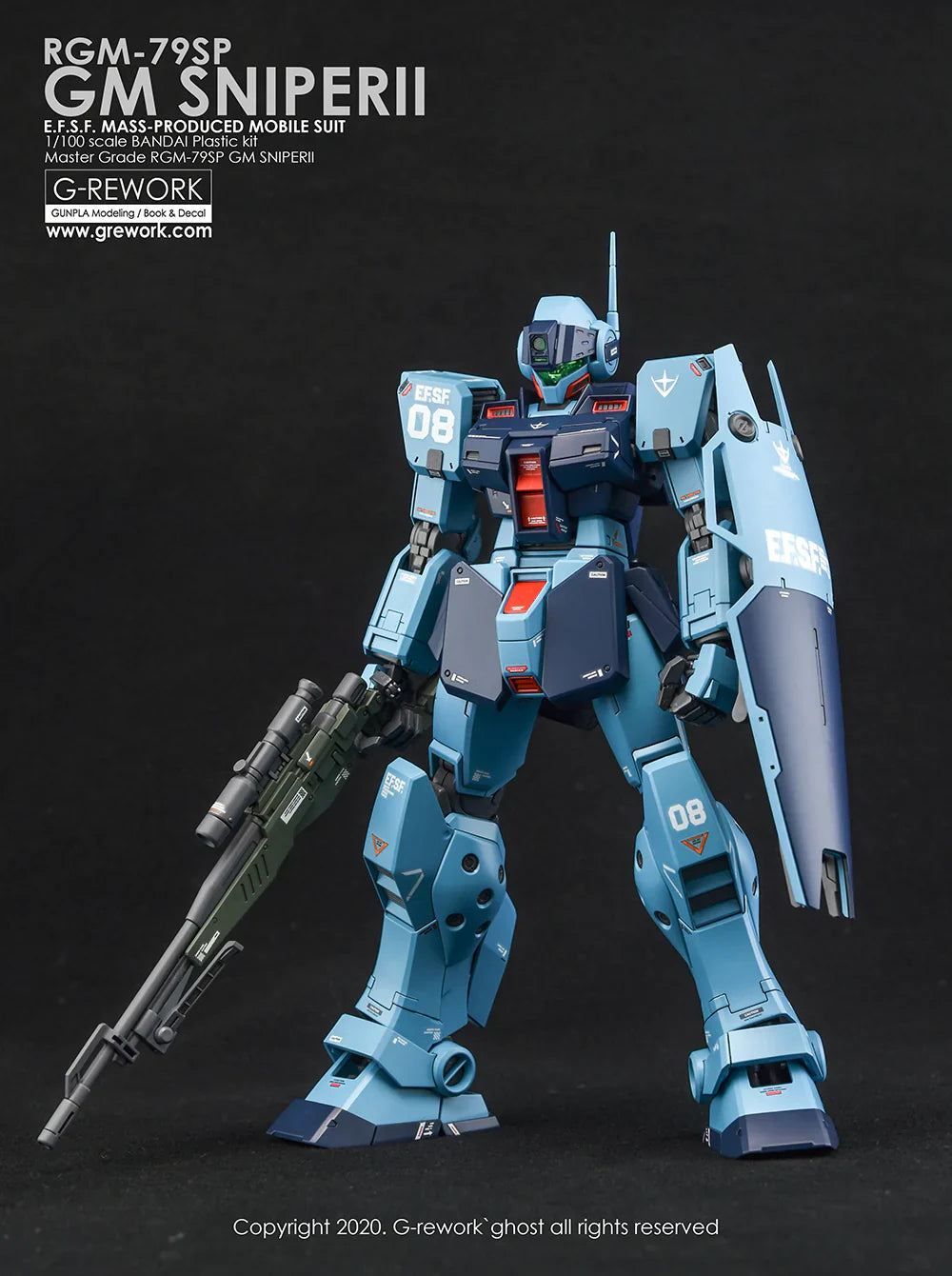 G-Rework 1/100 MG GM Sniper II Custom Decals