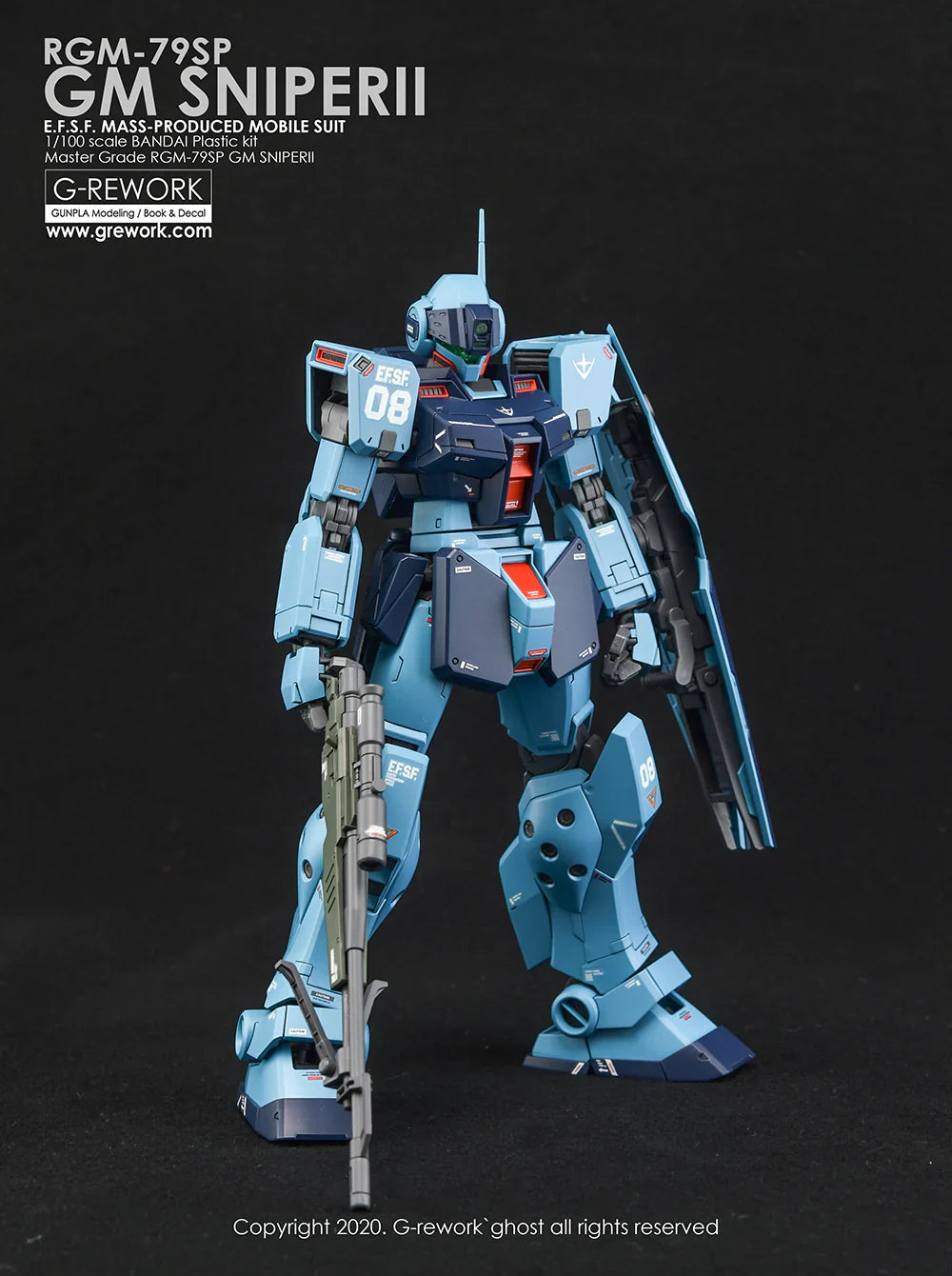 G-Rework 1/100 MG GM Sniper II Custom Decals