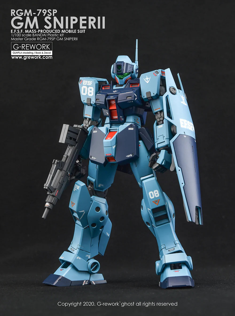 G-Rework 1/100 MG GM Sniper II Custom Decals