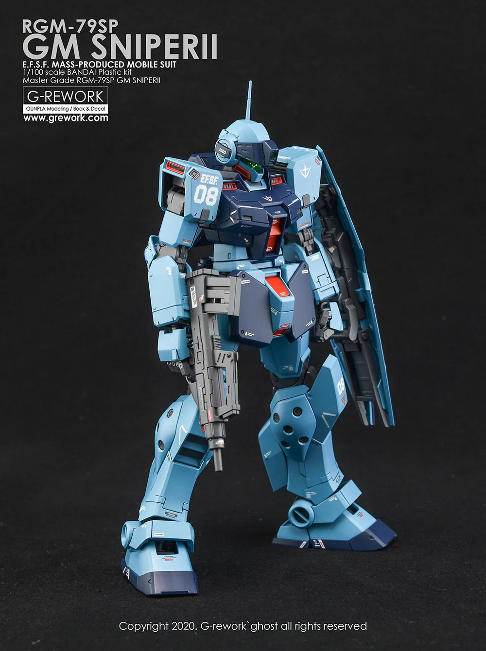 G-Rework 1/100 MG GM Sniper II Custom Decals