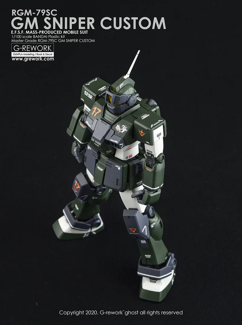 G-Rework 1/100 MG RGM-79SC GM Sniper Custom Decals