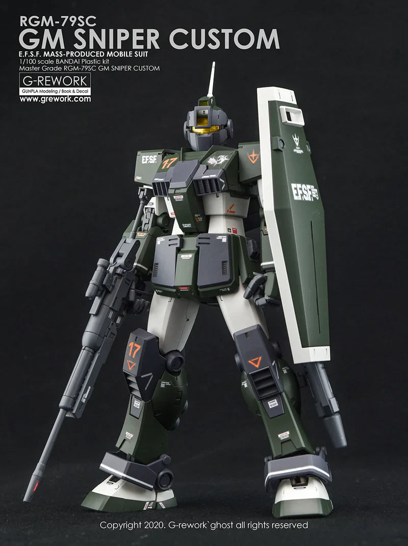 G-Rework 1/100 MG RGM-79SC GM Sniper Custom Decals