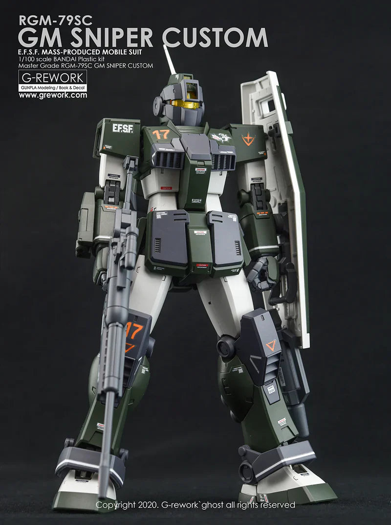 G-Rework 1/100 MG RGM-79SC GM Sniper Custom Decals