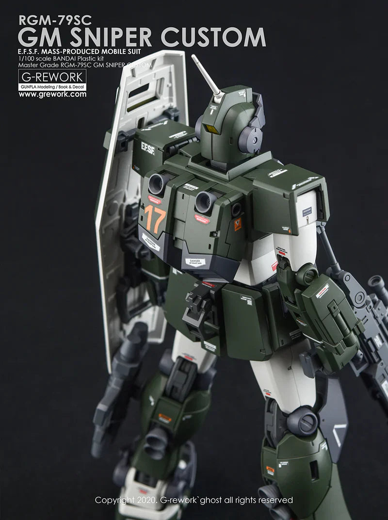 G-Rework 1/100 MG RGM-79SC GM Sniper Custom Decals