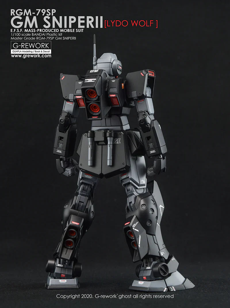 G-Rework 1/100 MG RGM-79SC GM Sniper Lydo Wolf Custom Decals