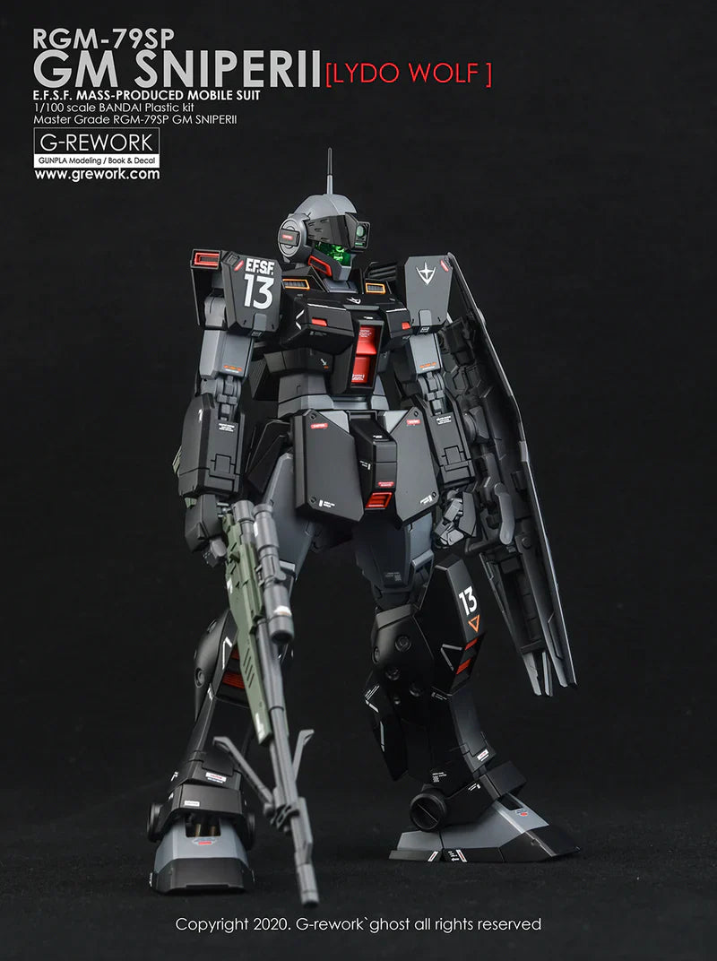 G-Rework 1/100 MG RGM-79SC GM Sniper Lydo Wolf Custom Decals