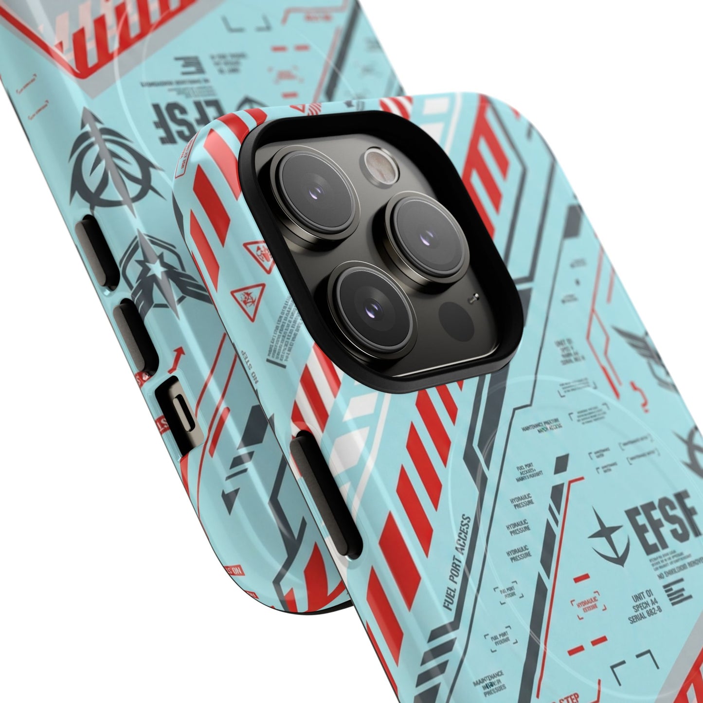 Artrovo Gundam MagSafe iPhone Case — Waterslide Decal Sheet Design