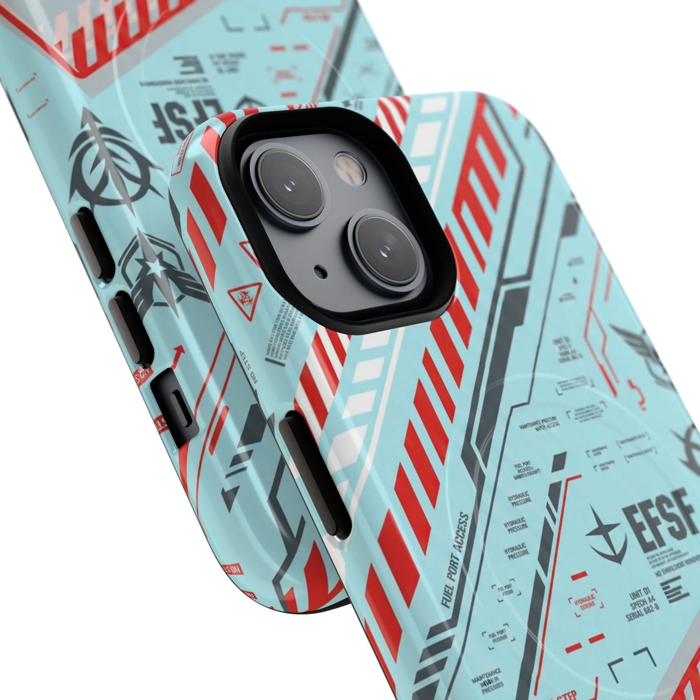 Artrovo Gundam MagSafe iPhone Case — Waterslide Decal Sheet Design