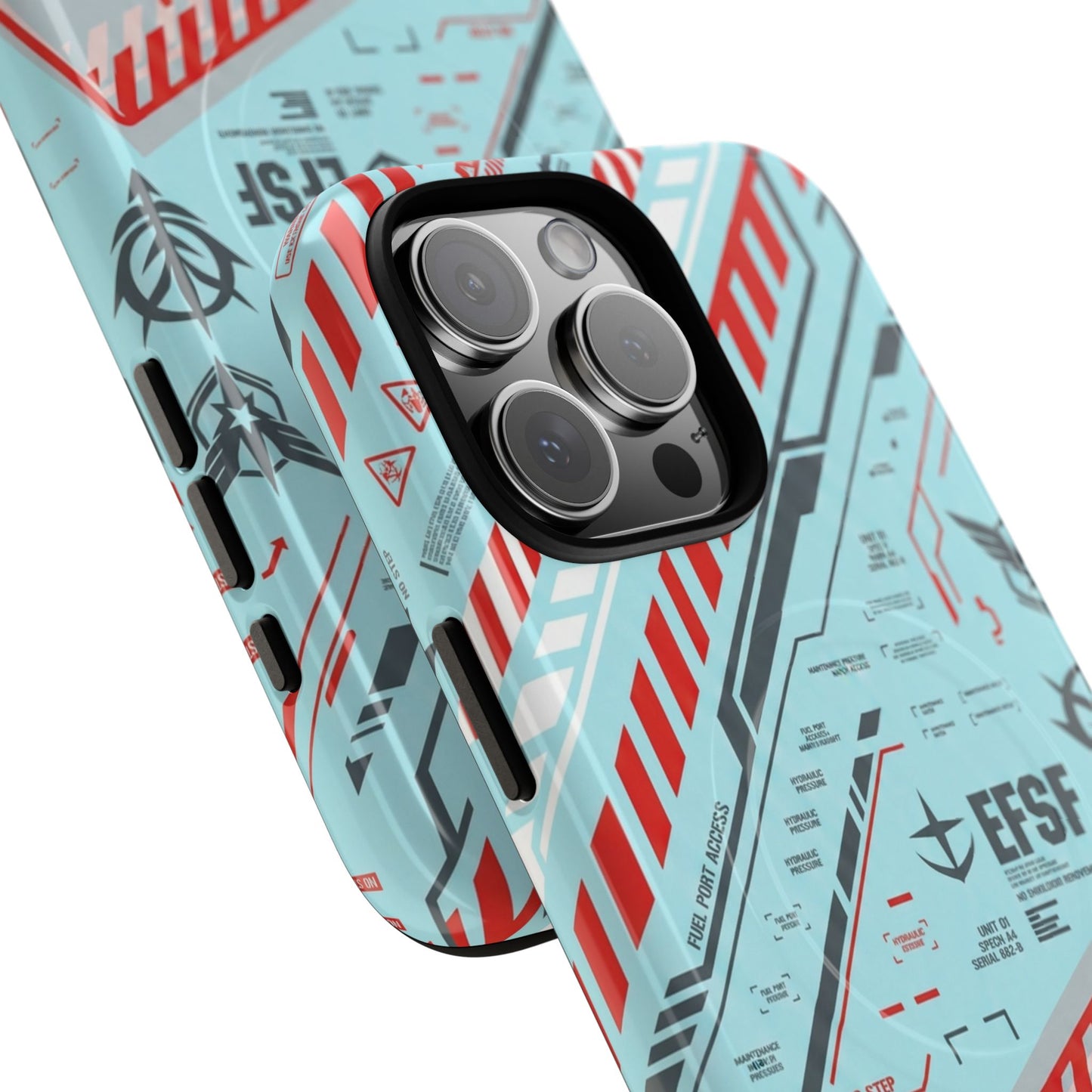 Artrovo Gundam MagSafe iPhone Case — Waterslide Decal Sheet Design