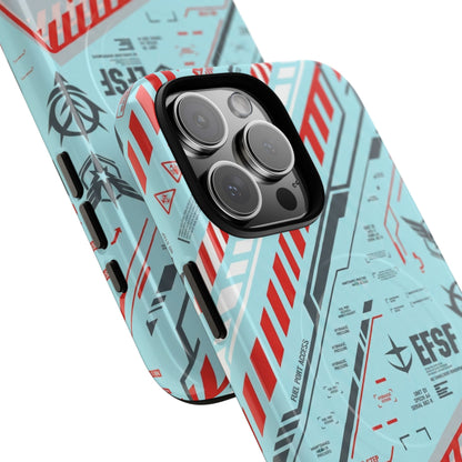 Artrovo Gundam MagSafe iPhone Case — Waterslide Decal Sheet Design