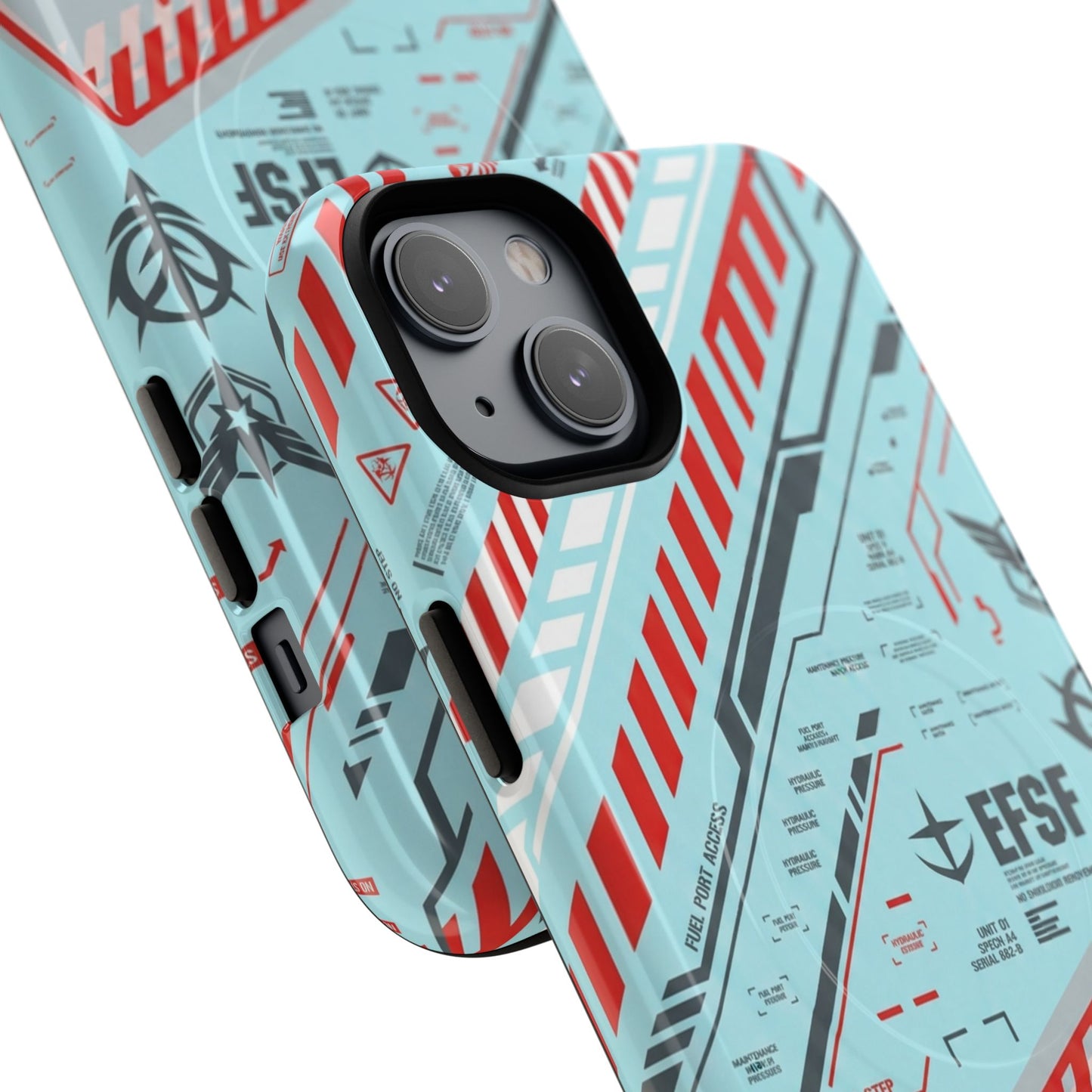 Artrovo Gundam MagSafe iPhone Case — Waterslide Decal Sheet Design