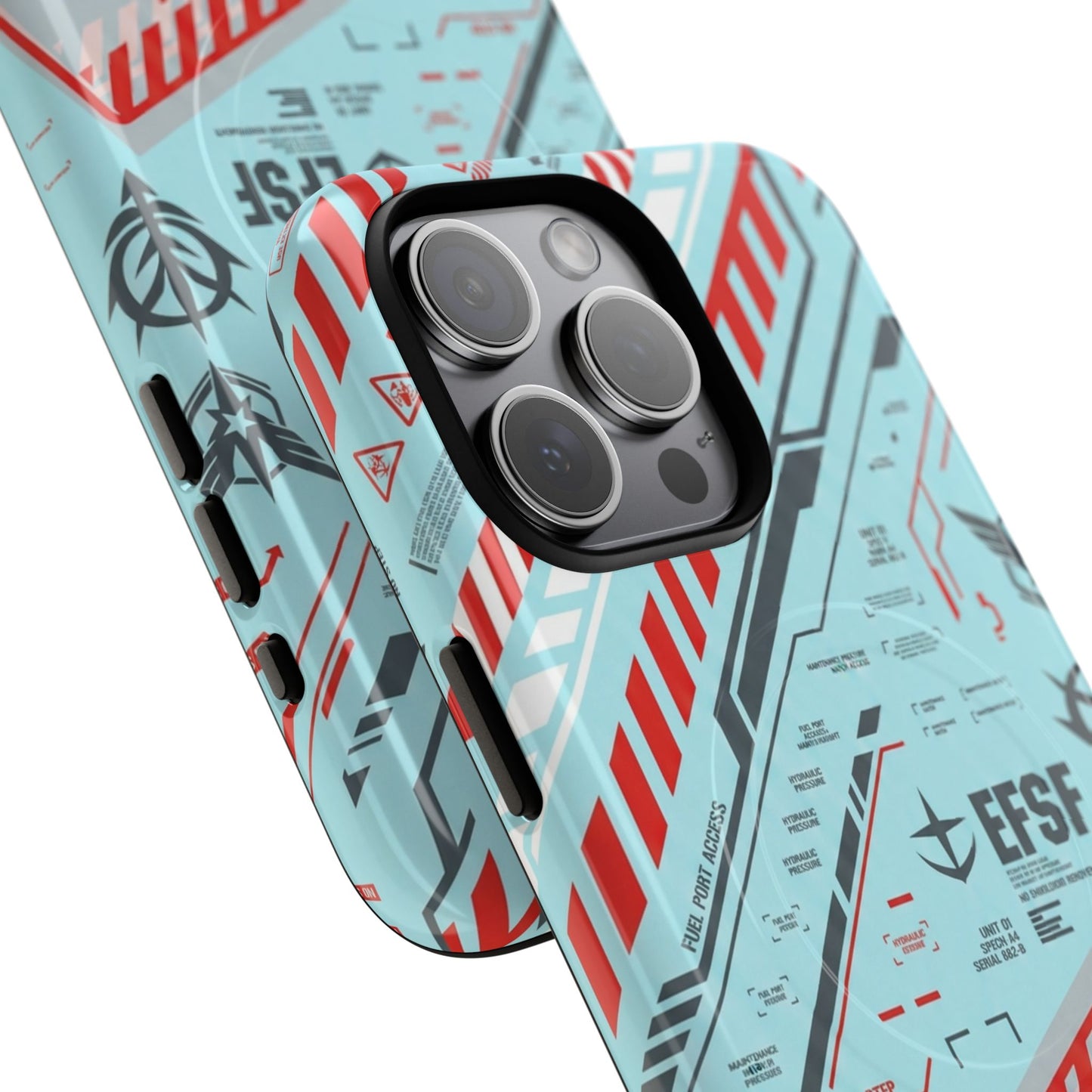 Artrovo Gundam MagSafe iPhone Case — Waterslide Decal Sheet Design