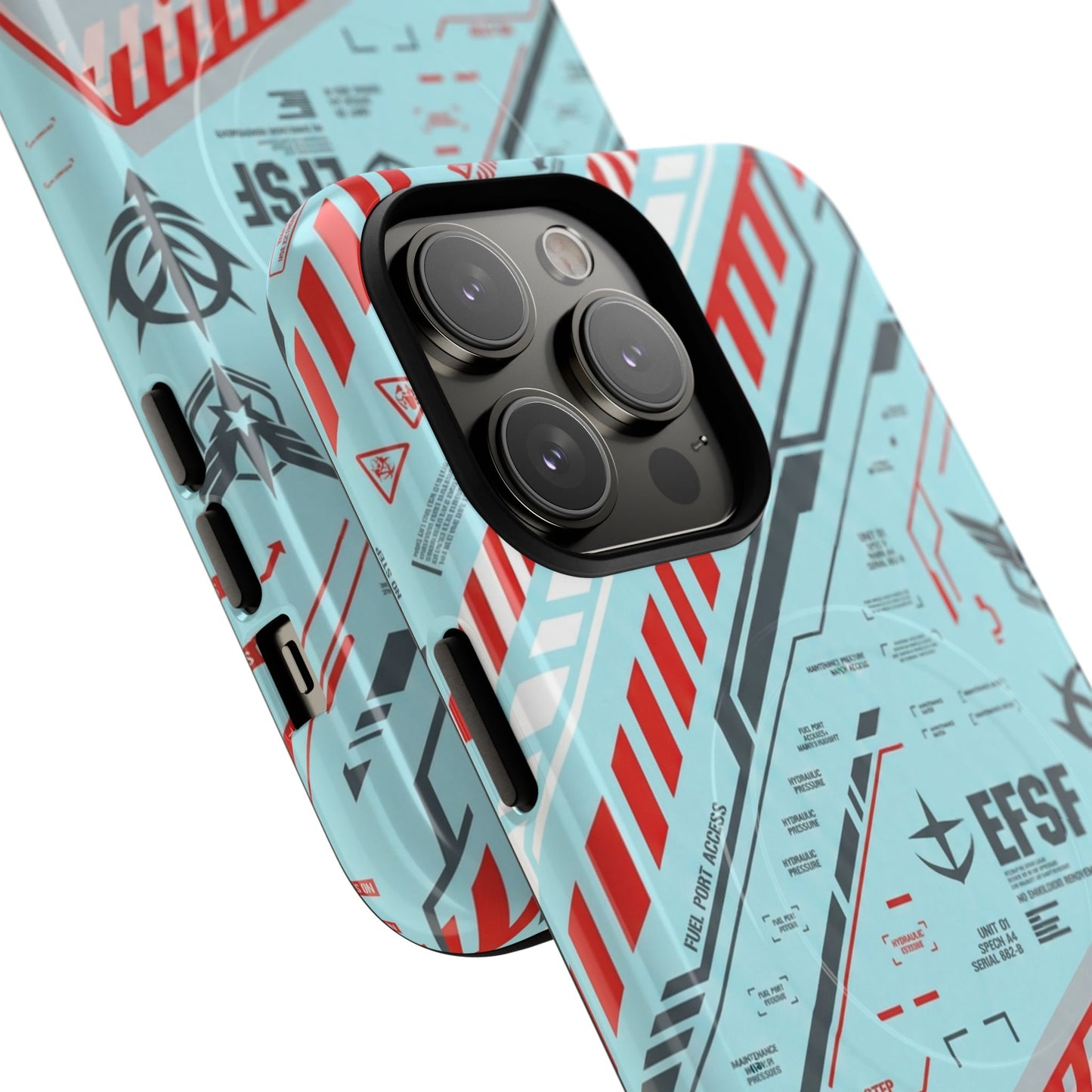 Artrovo Gundam MagSafe iPhone Case — Waterslide Decal Sheet Design