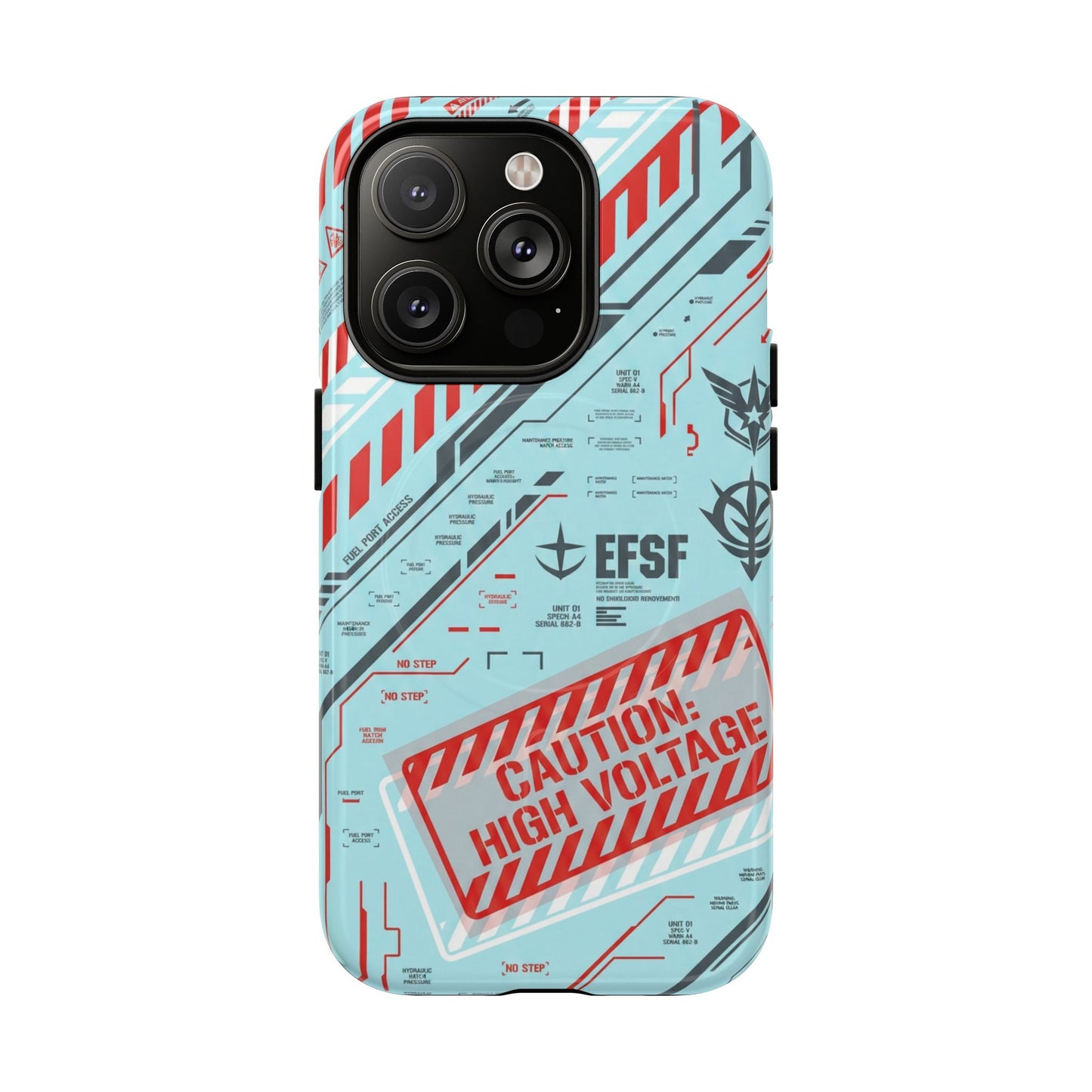 Artrovo Gundam MagSafe iPhone Case — Waterslide Decal Sheet Design