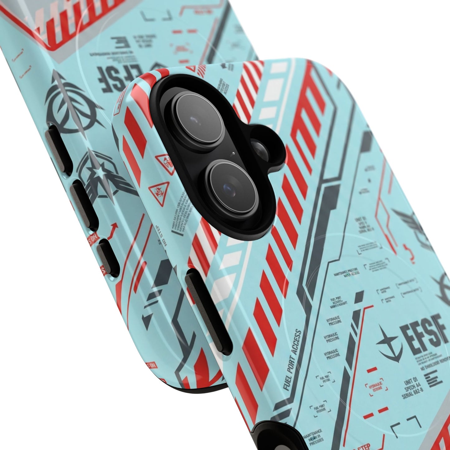 Artrovo Gundam MagSafe iPhone Case — Waterslide Decal Sheet Design