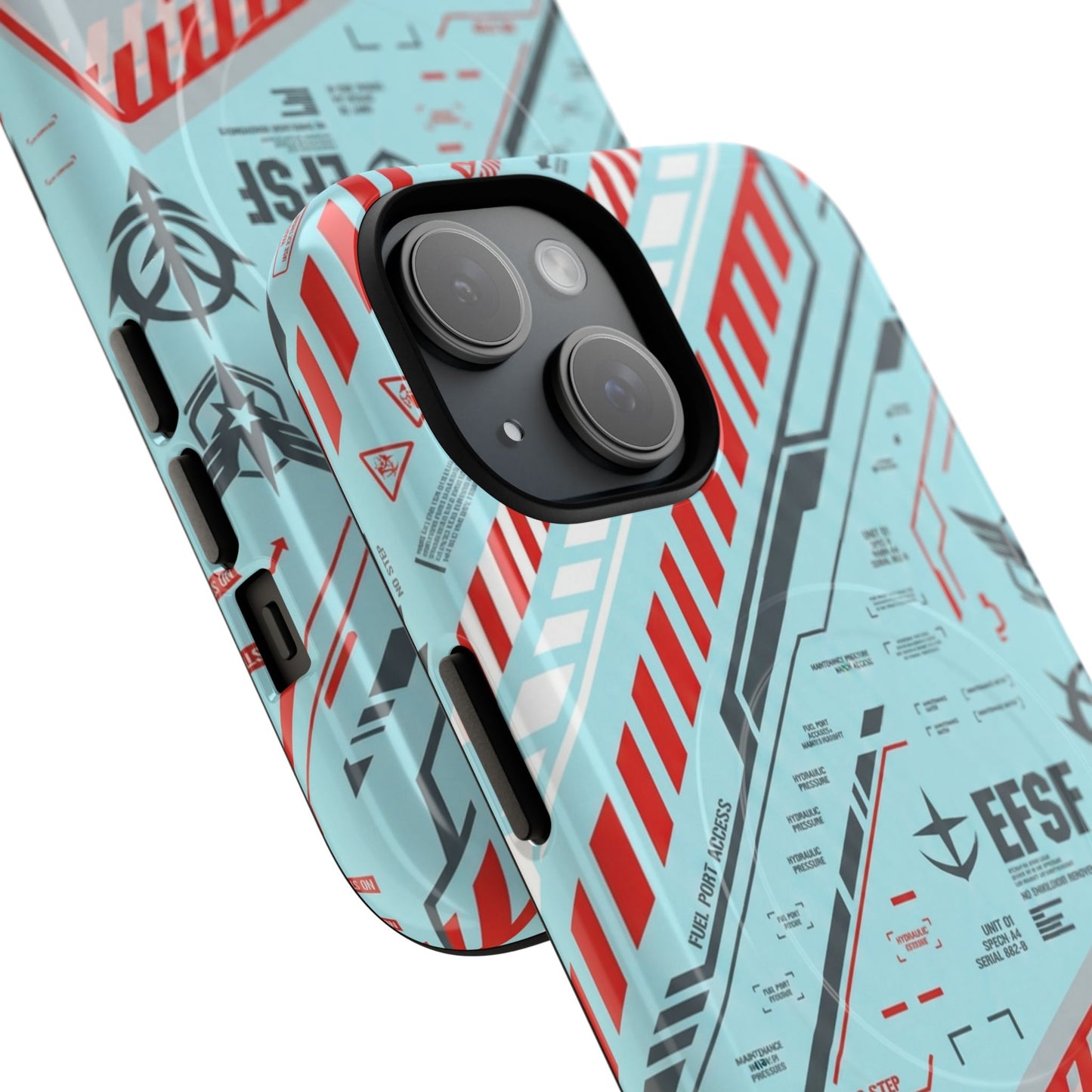 Artrovo Gundam MagSafe iPhone Case — Waterslide Decal Sheet Design