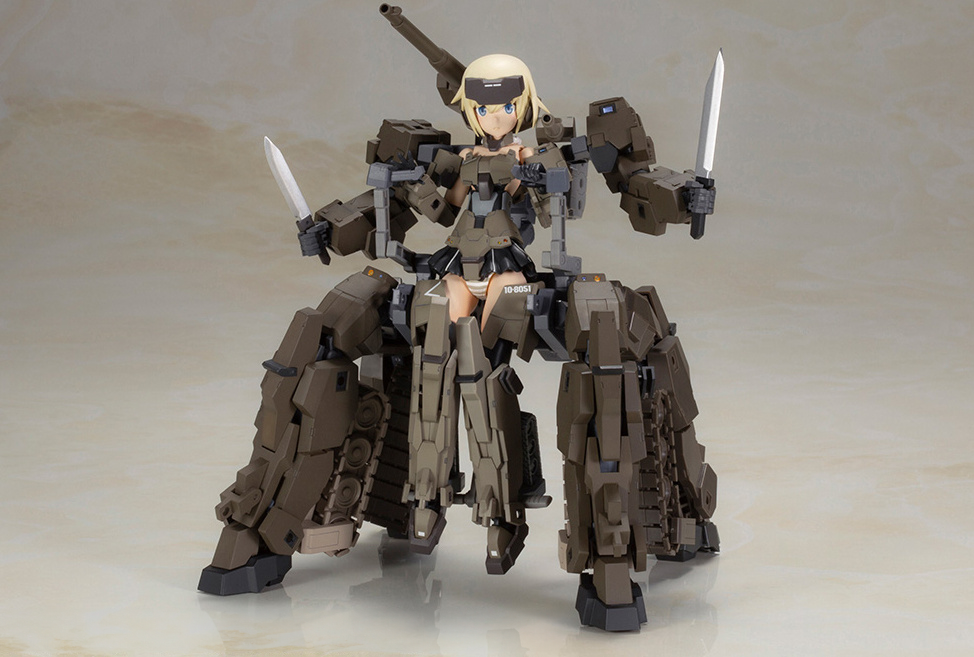 Frame Arms Girl Gourai-Kai with Exosuit Gourai - Artrovo Gundam