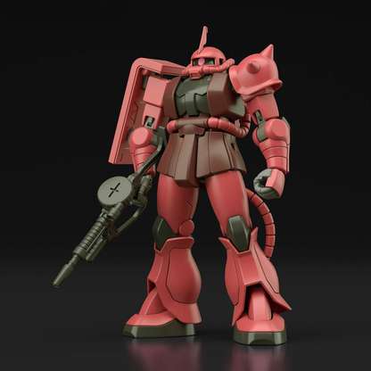 1/144 HGUC Char's Zaku II - Artrovo Gundam