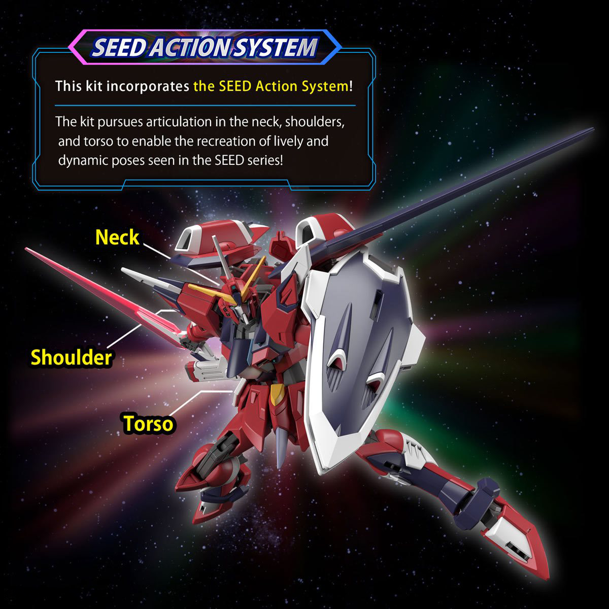 1/144 HG STTS-808 Immortal Justice Gundam - Artrovo Gundam