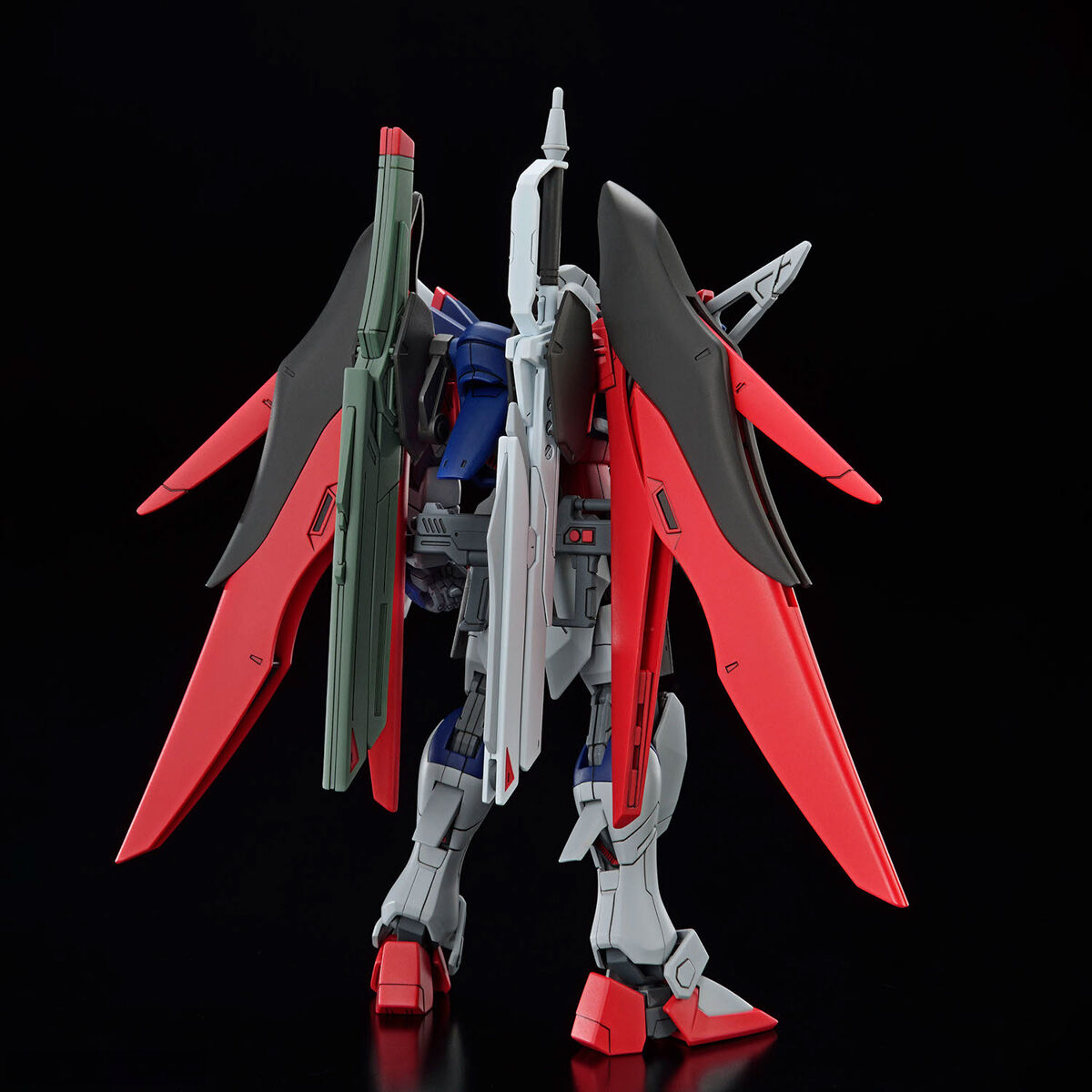 1/144 HG Destiny Gundam Spec II & Zeus Silhouette