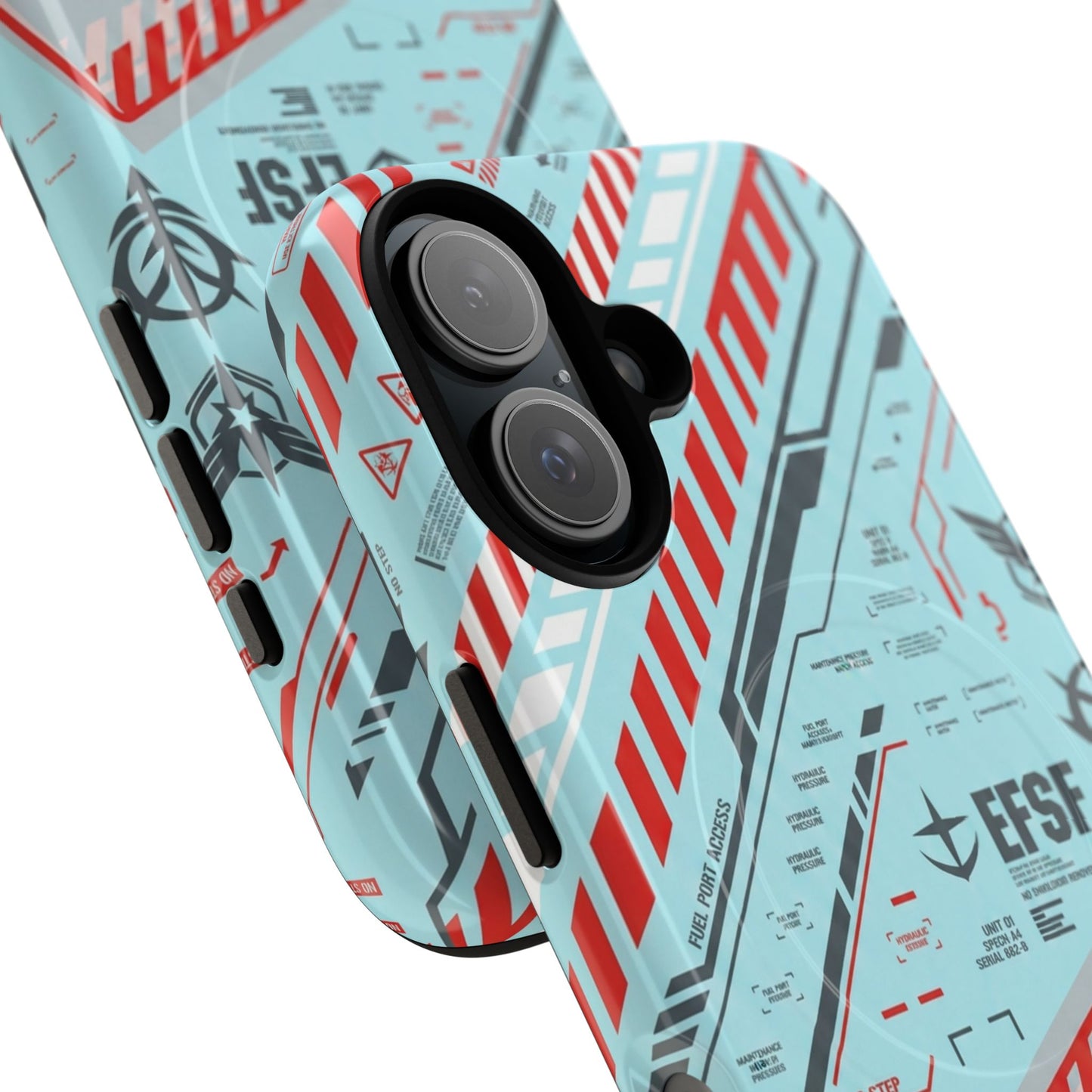 Artrovo Gundam MagSafe iPhone Case — Waterslide Decal Sheet Design