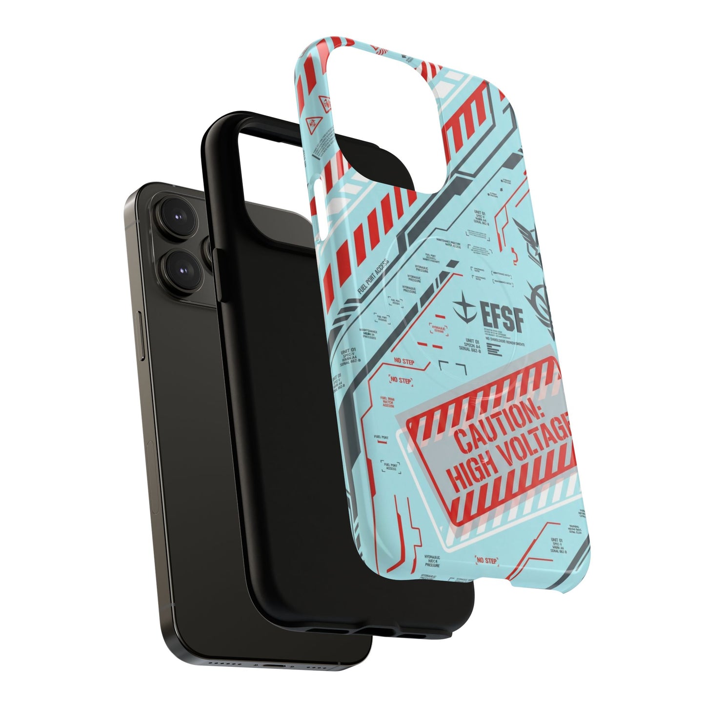 Artrovo Gundam MagSafe iPhone Case — Waterslide Decal Sheet Design