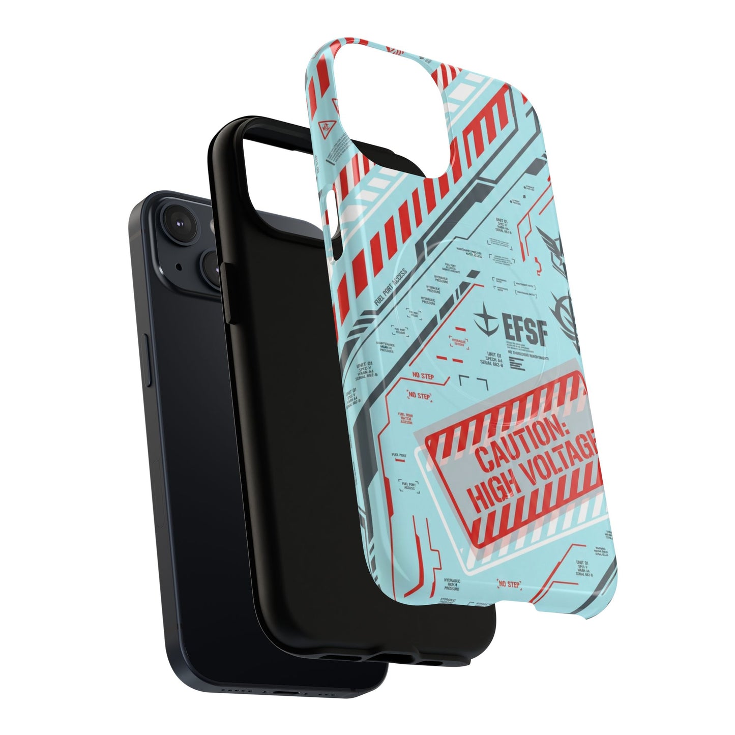 Artrovo Gundam MagSafe iPhone Case — Waterslide Decal Sheet Design