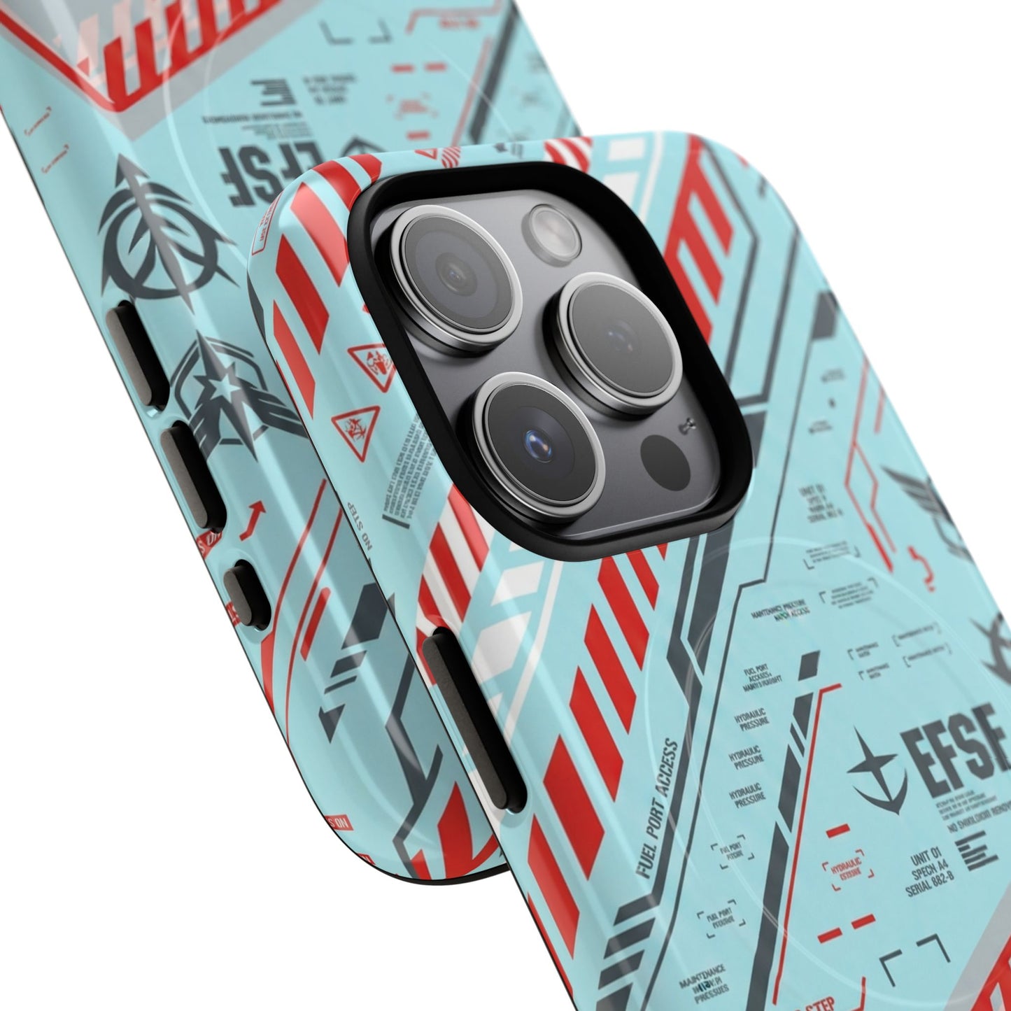 Artrovo Gundam MagSafe iPhone Case — Waterslide Decal Sheet Design
