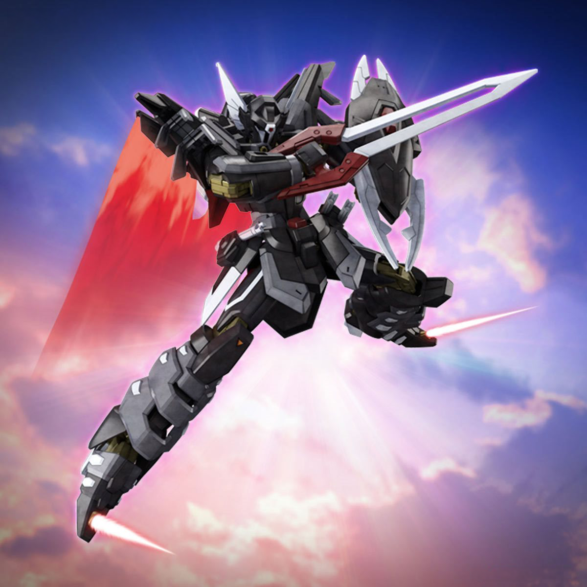 1/144 HG Black Knight Squad Shi-ve.A - Artrovo Gundam