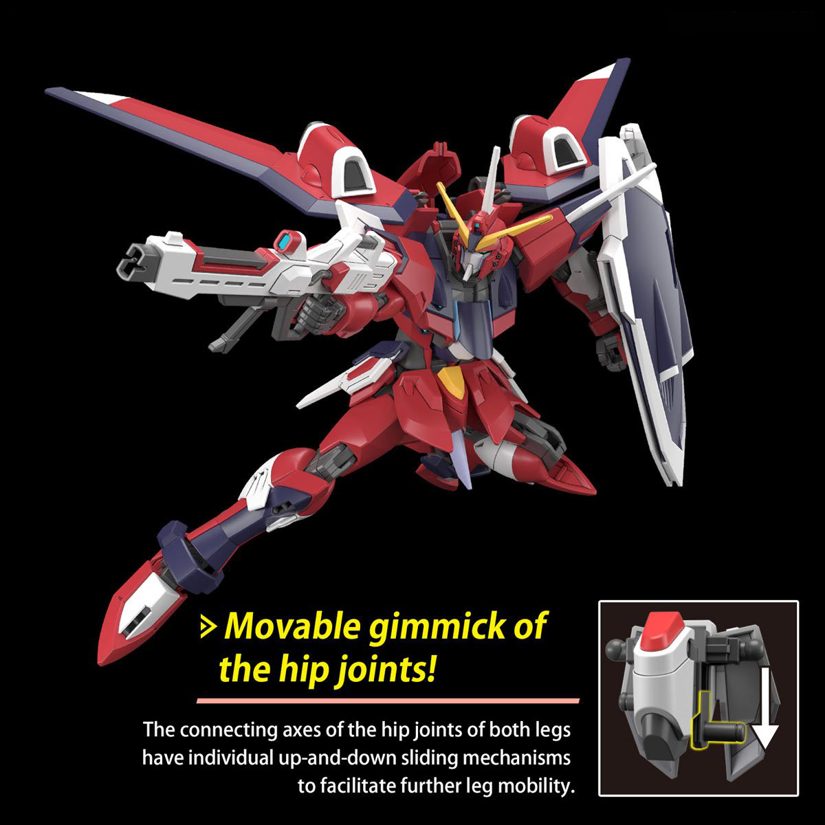 1/144 HG STTS-808 Immortal Justice Gundam - Artrovo Gundam