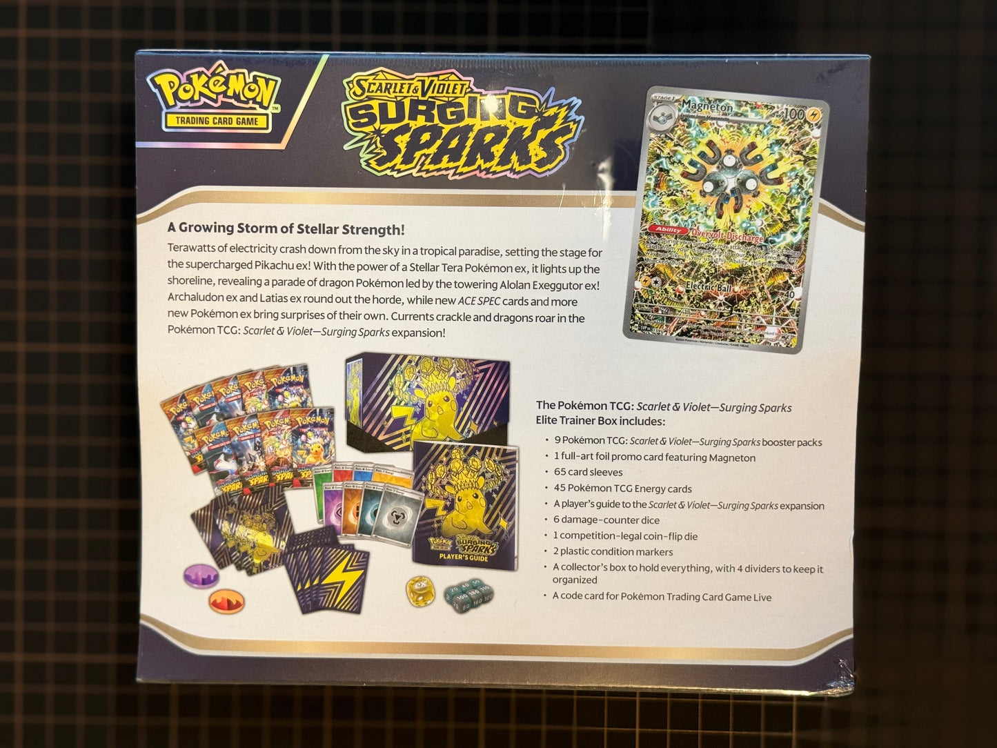 Pokemon TCG: Scarlet & Violet - Surging Sparks Elite Trainer Box - Artrovo Gundam