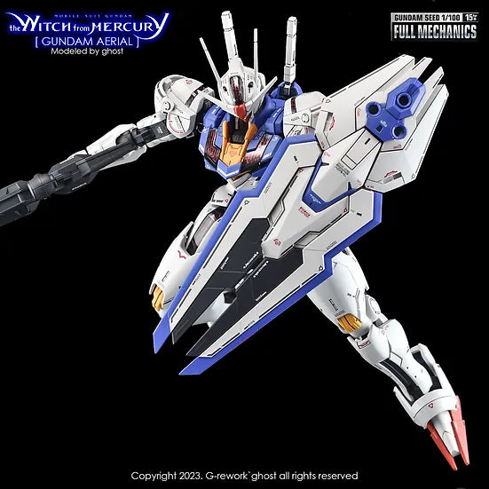 G-Rework 1/100 Full Mechanics Aerial Custom Decals - Artrovo Gundam