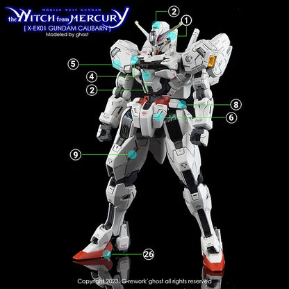 G-Rework 1/144 Gundam Calibarn Custom Decals - Artrovo Gundam