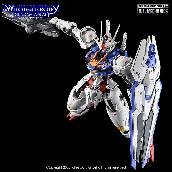 G-Rework 1/100 Full Mechanics Aerial Custom Decals - Artrovo Gundam