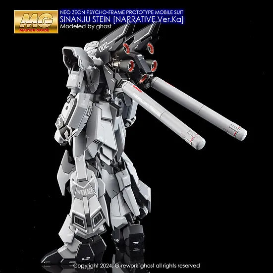 G-Rework 1/100 MG Sinanju Stein Narrative Ver.Ka Custom Decals - Artrovo Gundam