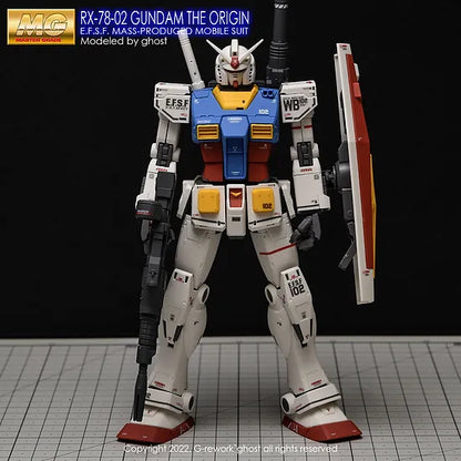 G-Rework 1/100 MG The Origin Gundam RX-78-2 Custom Decals - Artrovo Gundam