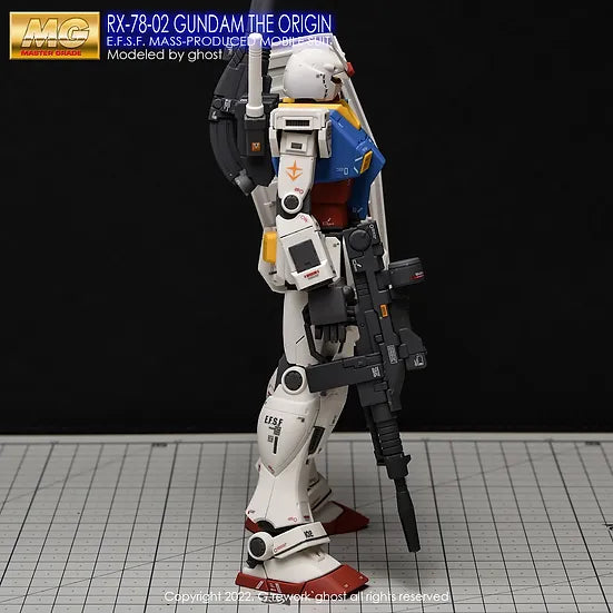 G-Rework 1/100 MG The Origin Gundam RX-78-2 Custom Decals - Artrovo Gundam