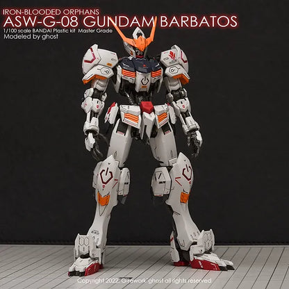 G-Rework 1/100 MG Barbatos Custom Decals - Artrovo Gundam