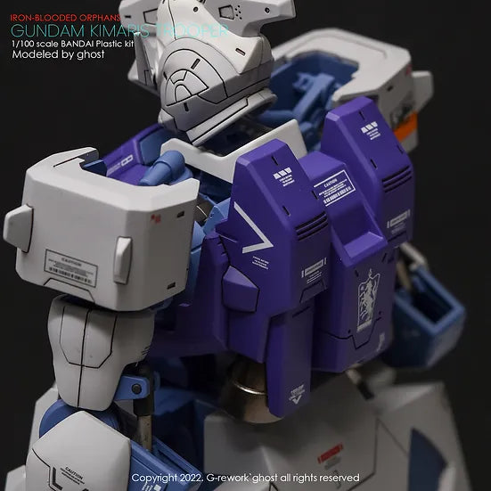 G-Rework 1/100 Gundam Kimaris Trooper Custom Decals - Artrovo Gundam