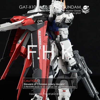 G-Rework 1/100 GAT-X105 Aile Strike Gundam Custom Decals - Artrovo Gundam