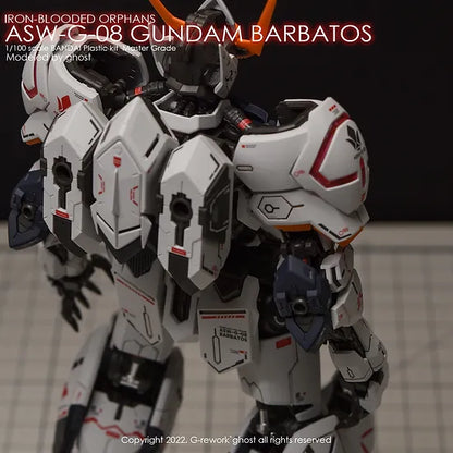 G-Rework 1/100 MG Barbatos Custom Decals - Artrovo Gundam